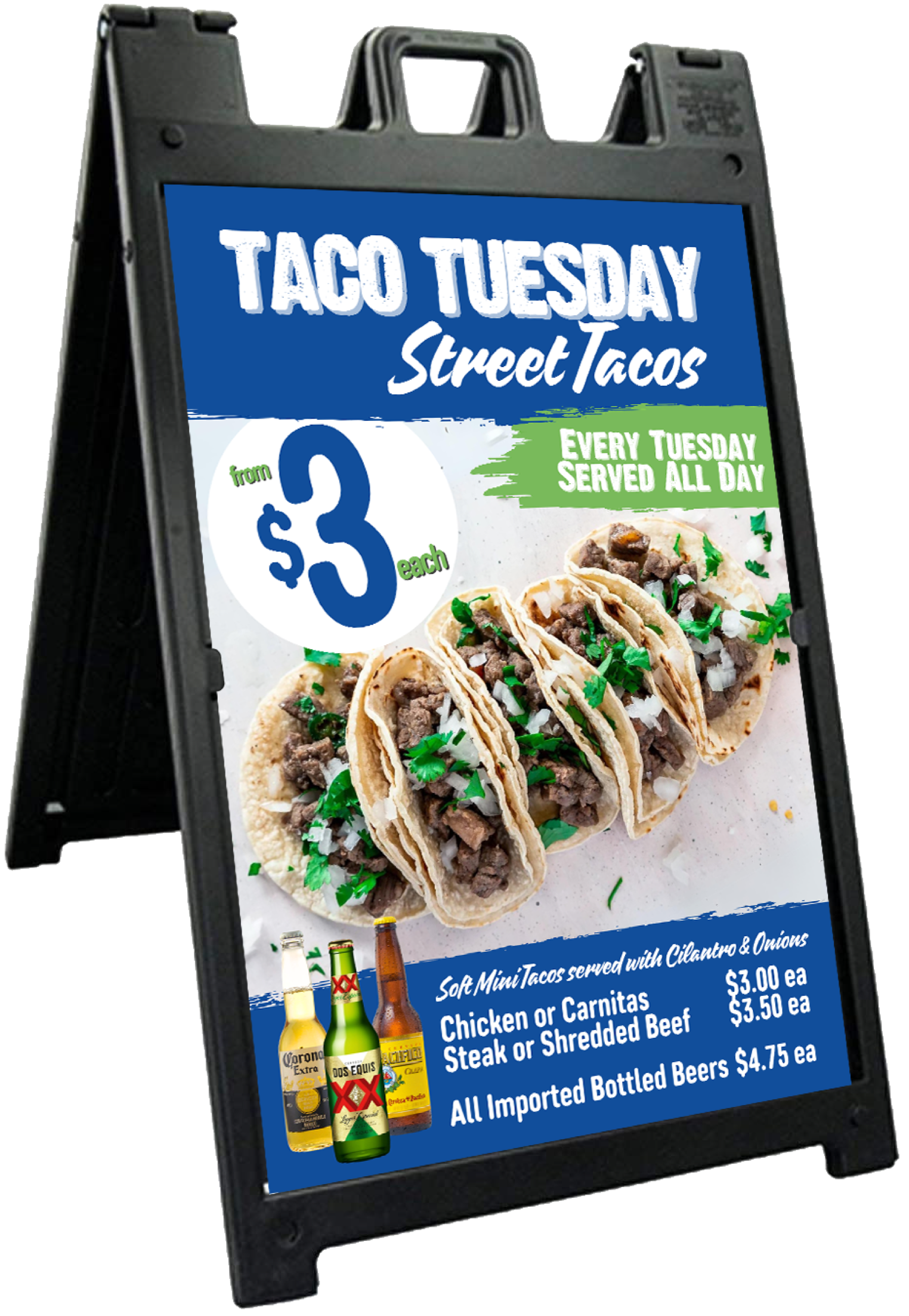 Signacade A-Frame Display